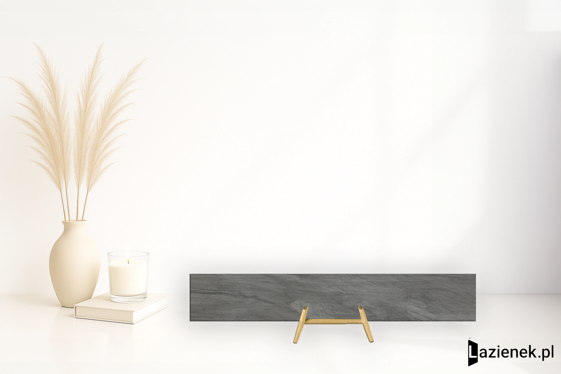 Casalgrande Padana Ulivo Ulivo Grigio błyszcząca 20x120 cm gr. 9 mm - płytka rektyfikowana/2100351